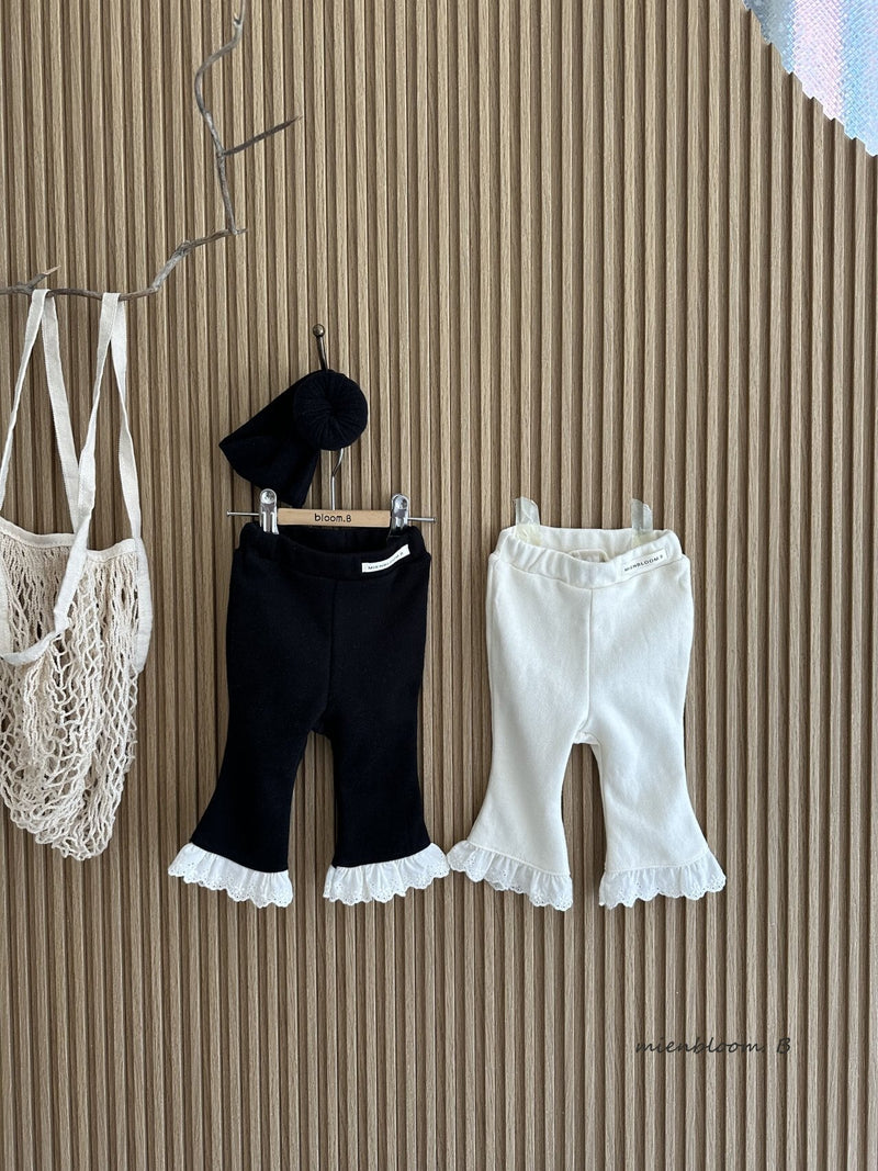 mien bloom B / lace boots cut pants【for baby,kids】