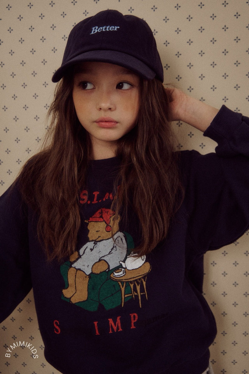 by mimi  / butter embroidery cap【for kids , jr】