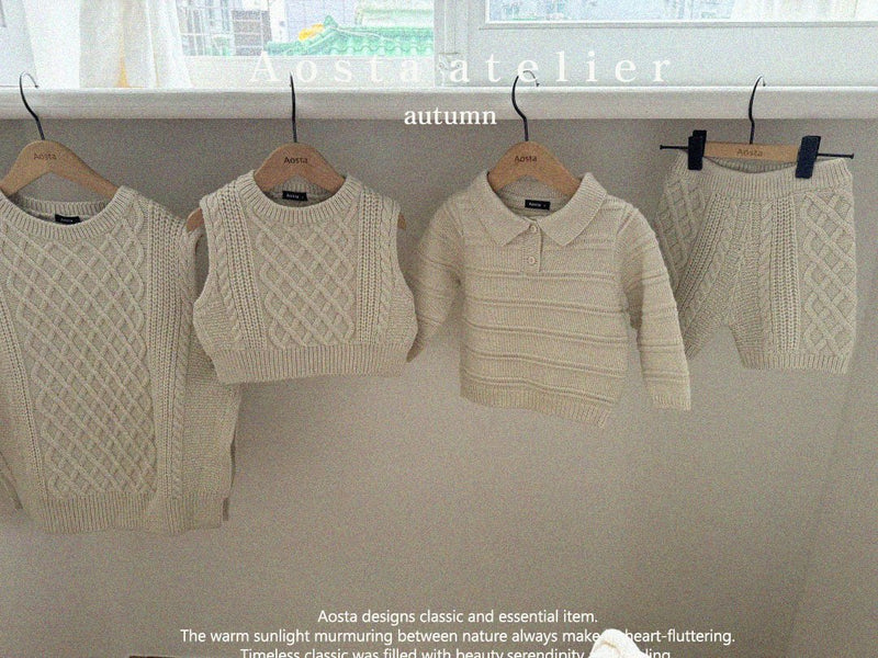 aosta / knit vest【for mom】