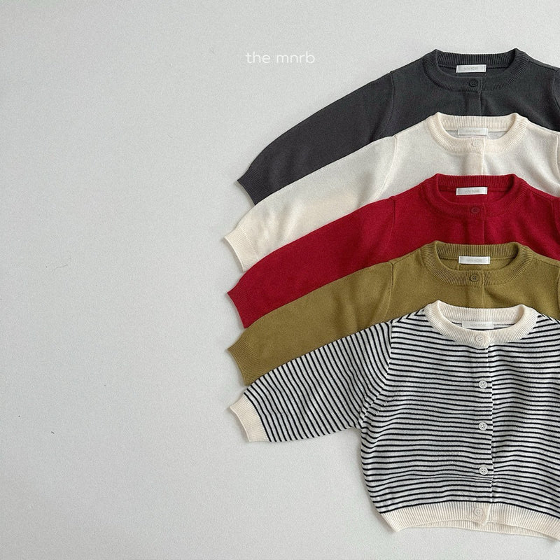 mini robe / robe basic cardigan【for kids】