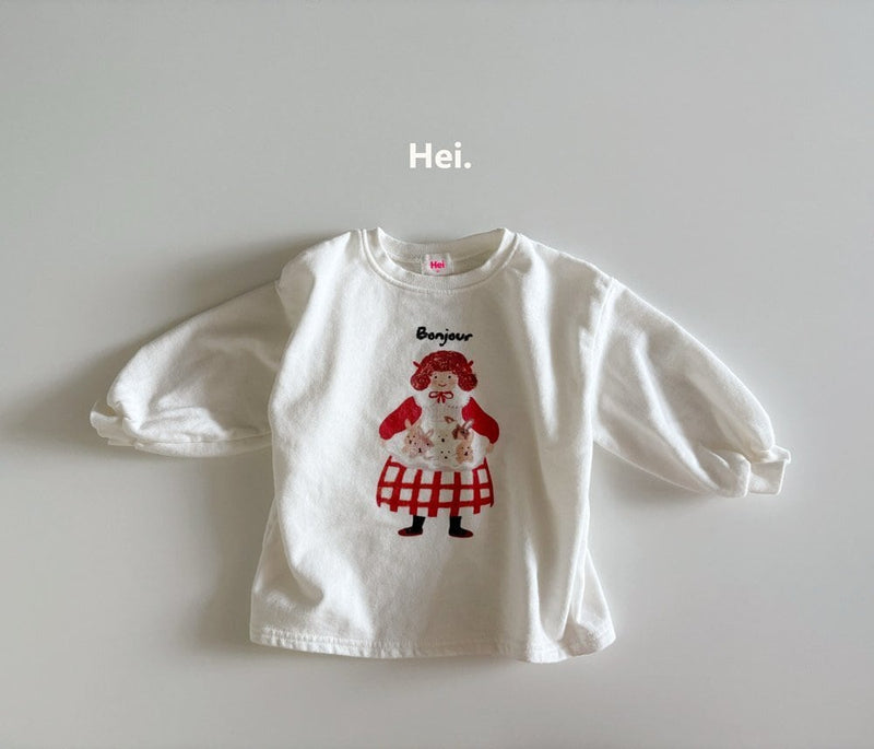 hei. / rabbit and girl tee 【for kids】