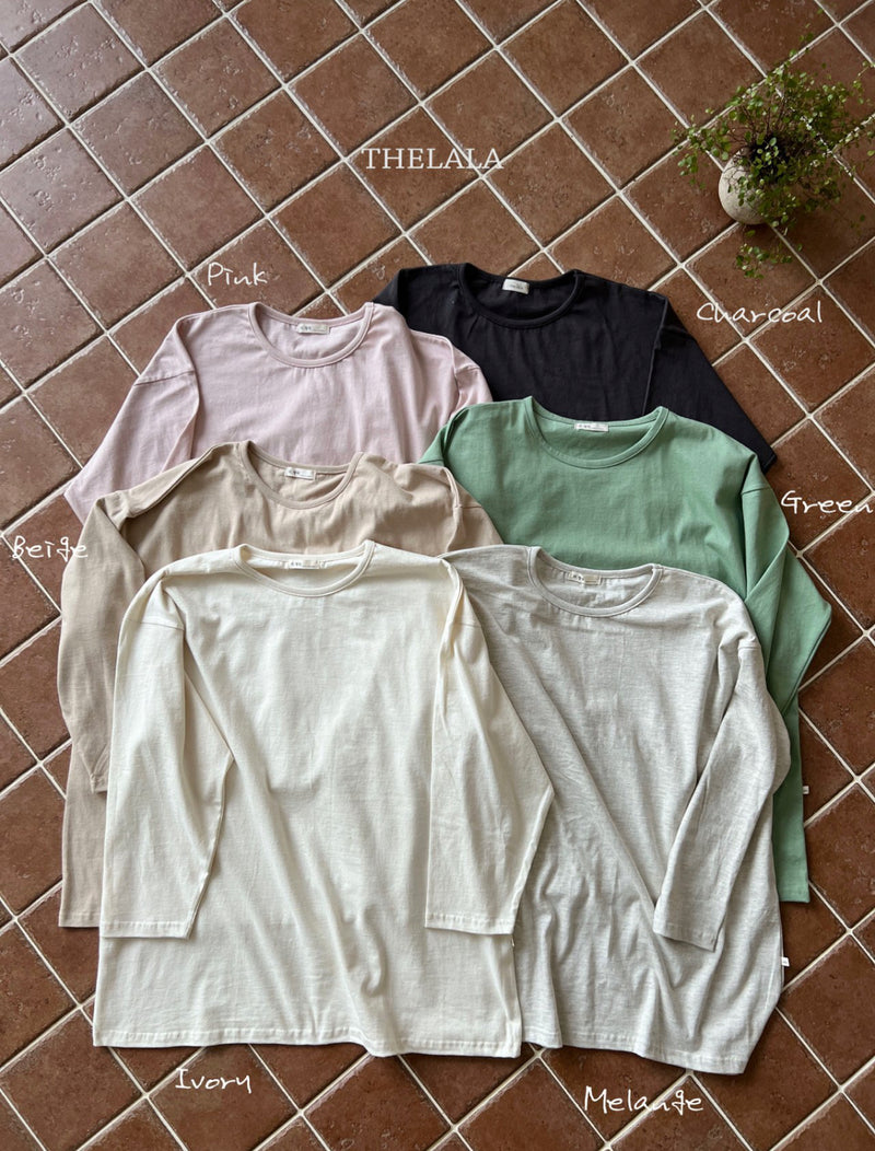 thelala / high muji tee【for kids. & adult】