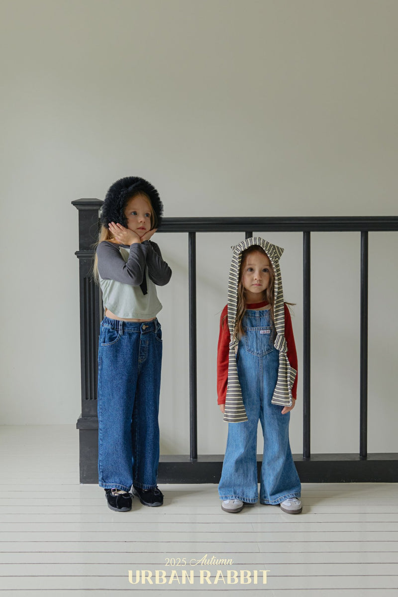 urban rabbit / round raglan t-shirt【for kids & Jr.】
