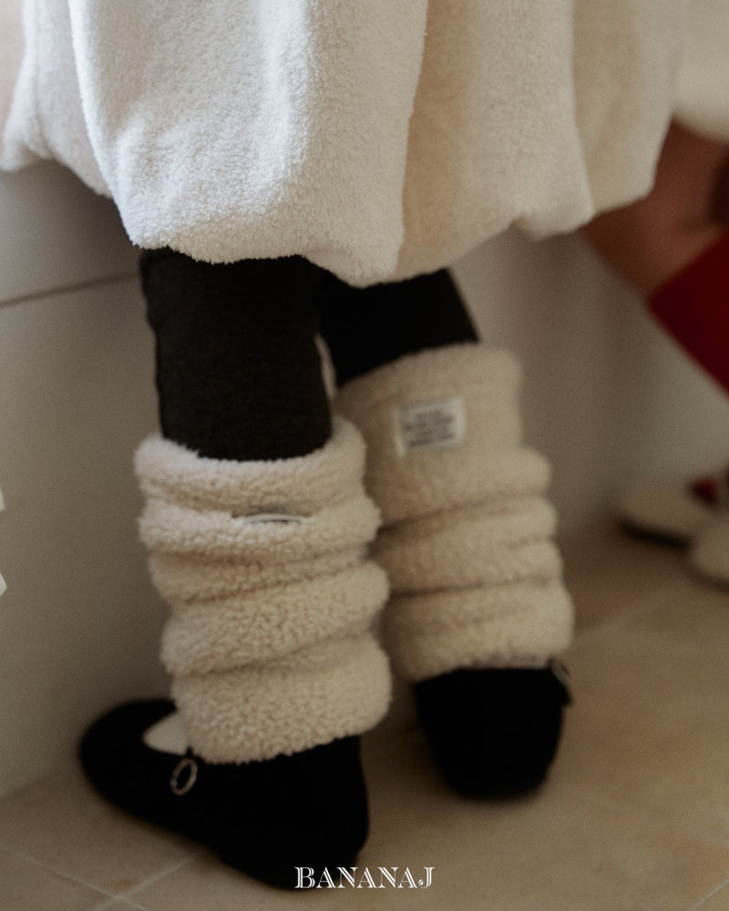 bananaj / leg warmer socks【for kids & jr.】