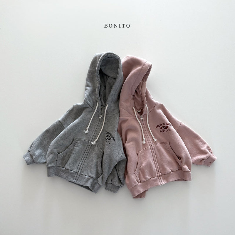 bonito / from bonito hood zip up 【for kids&Jr.】