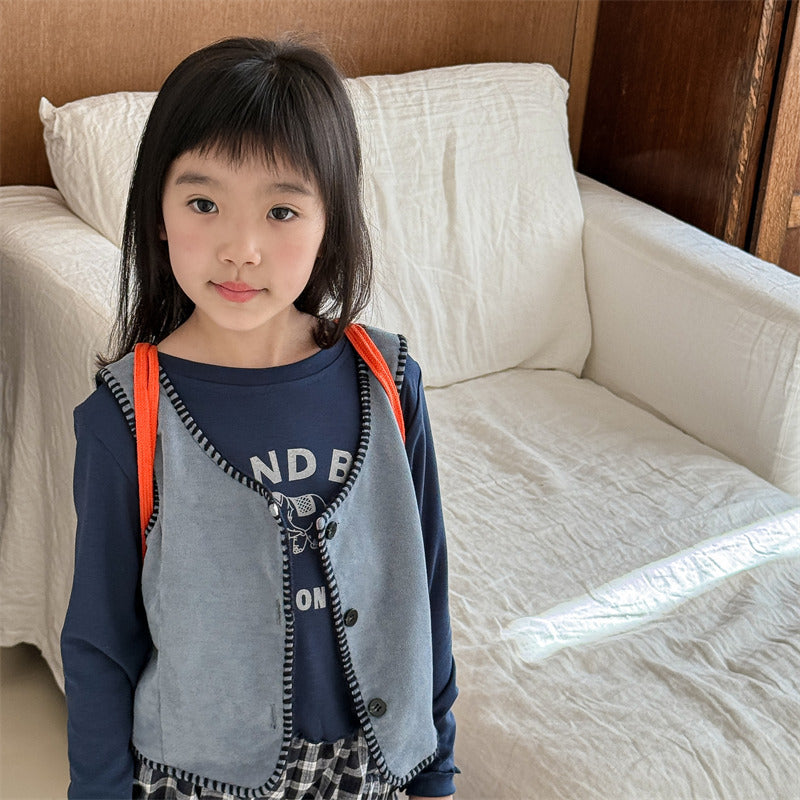 point stitch vest【for kids 】