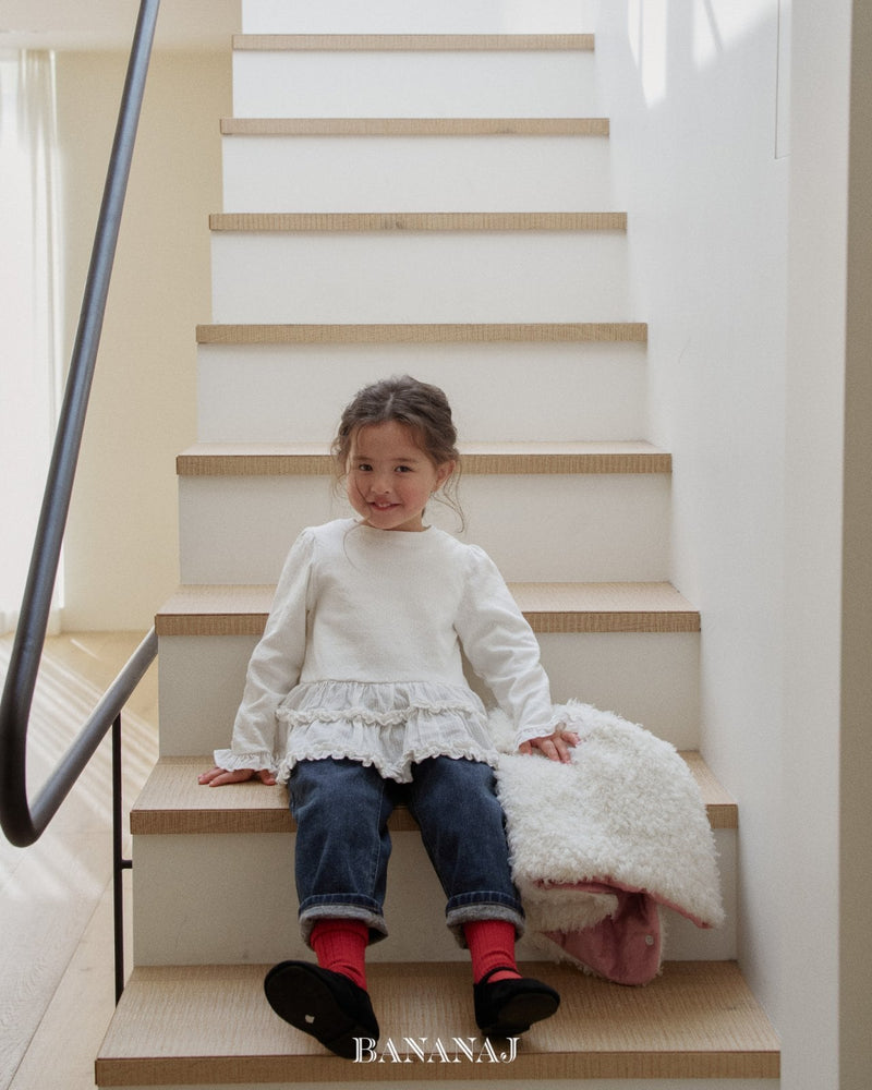 bananaj / winter denim pants【for kids & jr.】