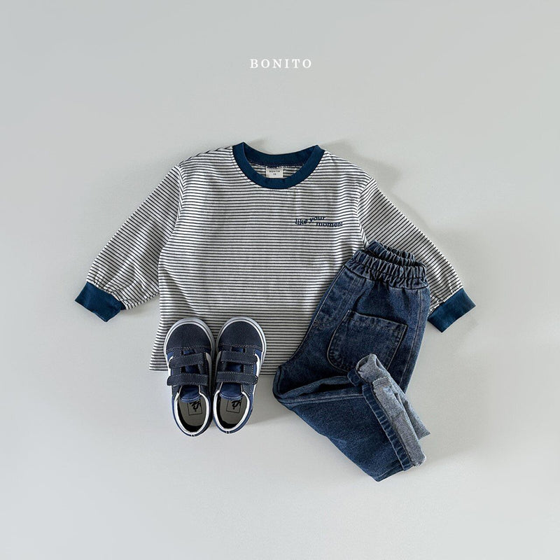 bonito / stripe moment tee