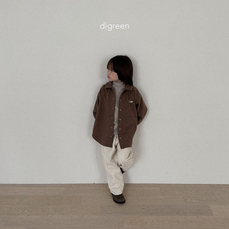 digreen / rivet pants
