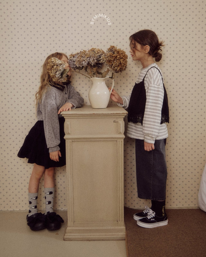 by mimi  / layered bustier【for kids , jr】