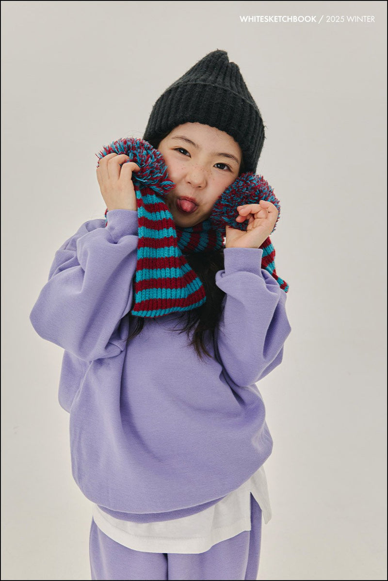 white sketch book /  warm basic pants【for kids&Jr.】