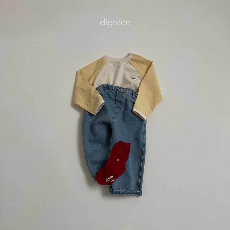 digreen / heart socks【for kids】
