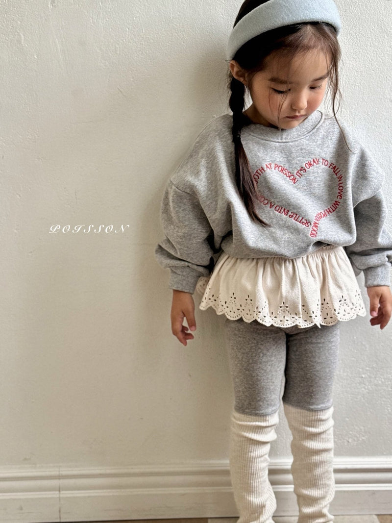 poisson / heart embroidery mtm【for kids &Jr.】