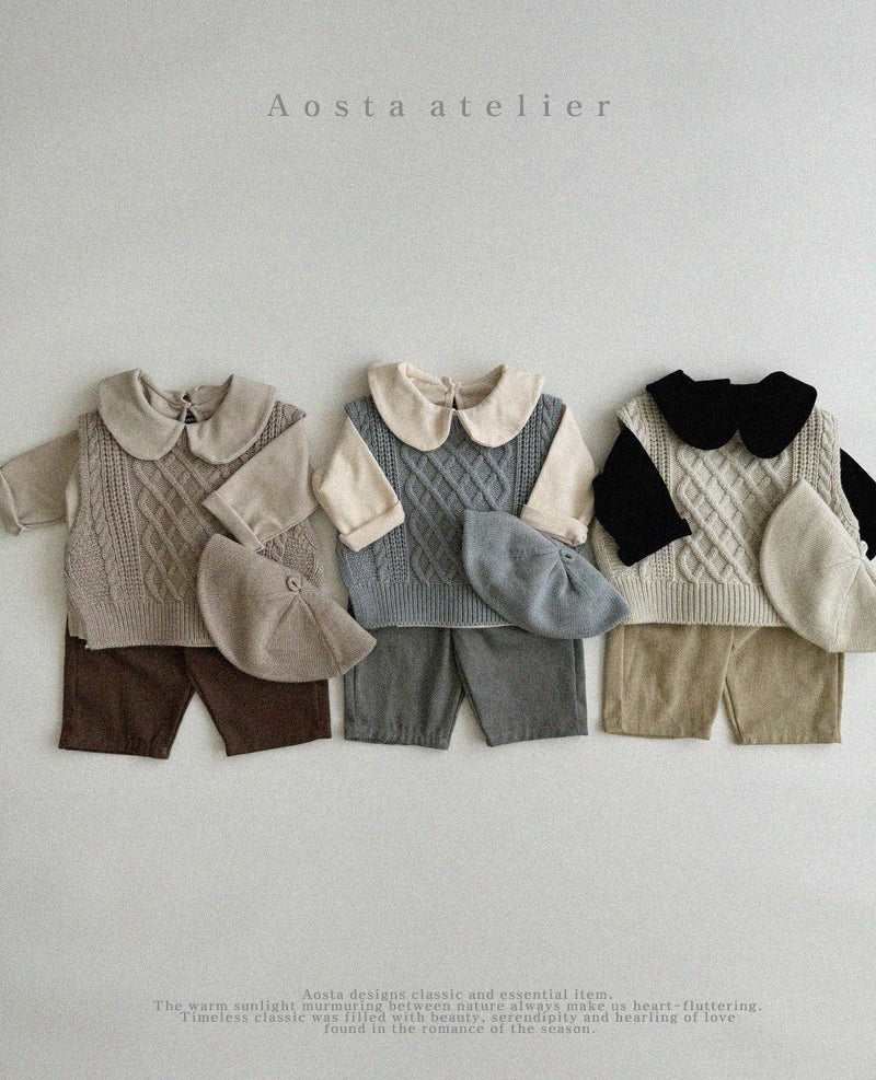 aosta / knit vest