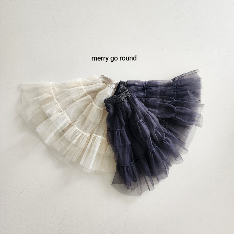 merry go round / frill tulle skirt