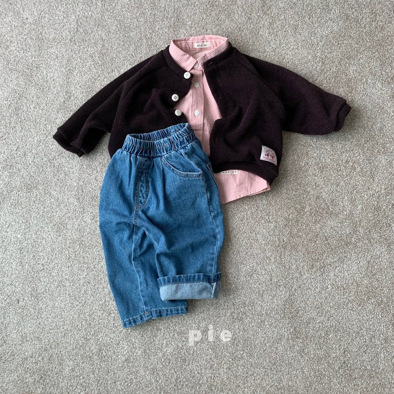 pie/ cookie denim pants