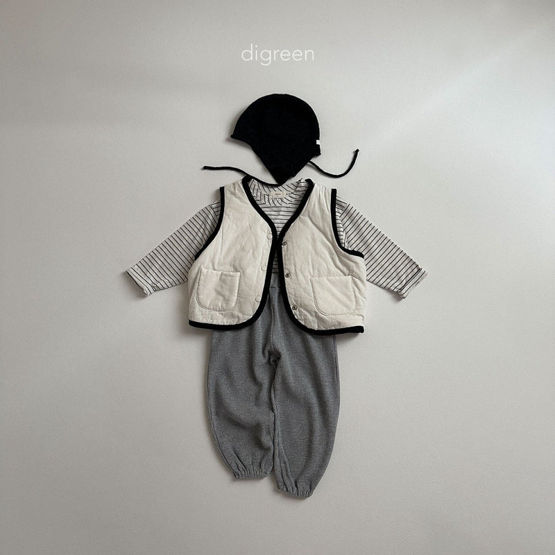 digreen / reversible vest