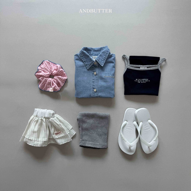 andbutter / cancan st skirt【for kids】