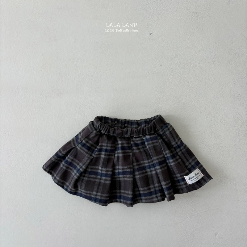 lalaland / lala check skirt【for kids】