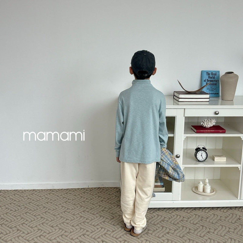 mamami / half pollar T-shirt【for kids & jr.】