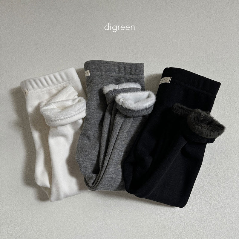 digreen / mink leggings