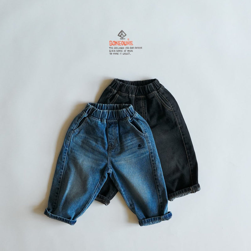 boneoune / side denim pants【for kids, Jr. 】