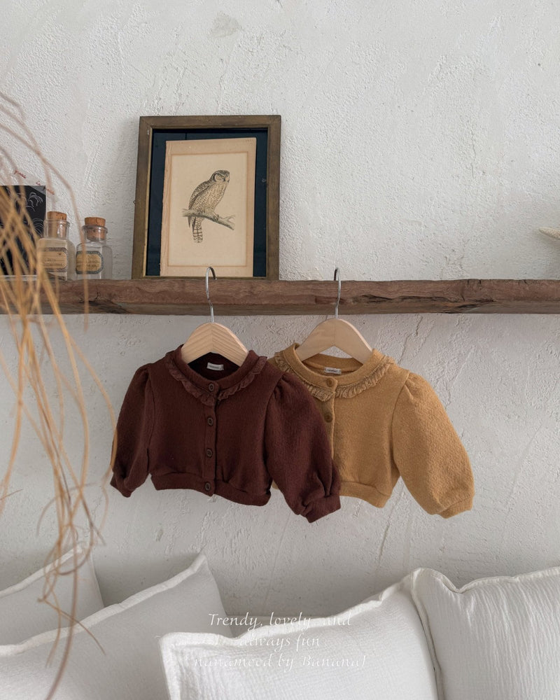 nanamood by banana.j / bebe mocha cardigan【for baby】