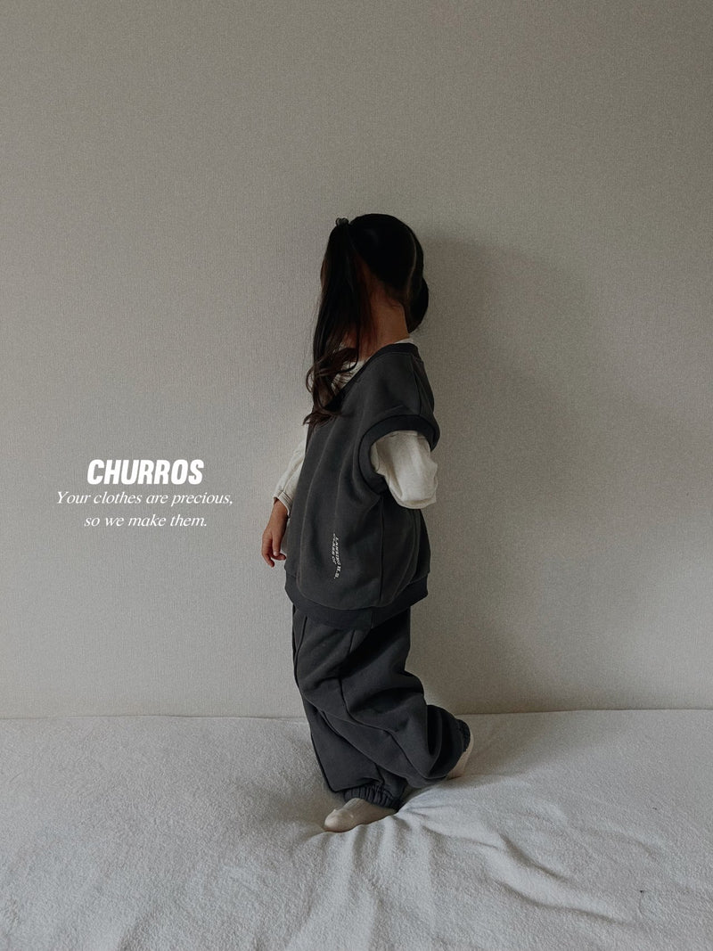 churros / pin tuck jogger pants 【for kids , jr】
