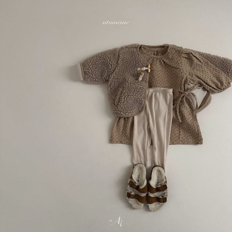 atomeme / fluffy jacket 【 for baby, kids 】