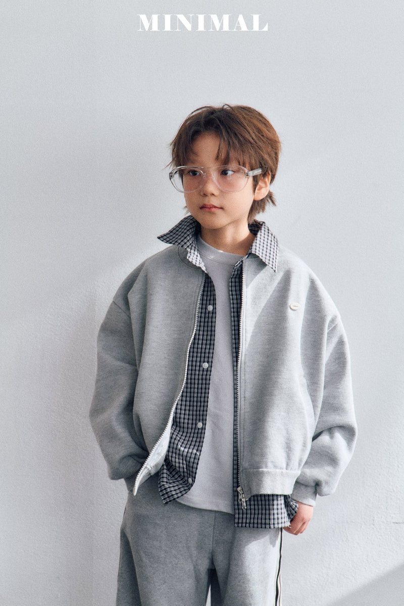 minimal / cozy zipup jumper【for kids &Jr.】