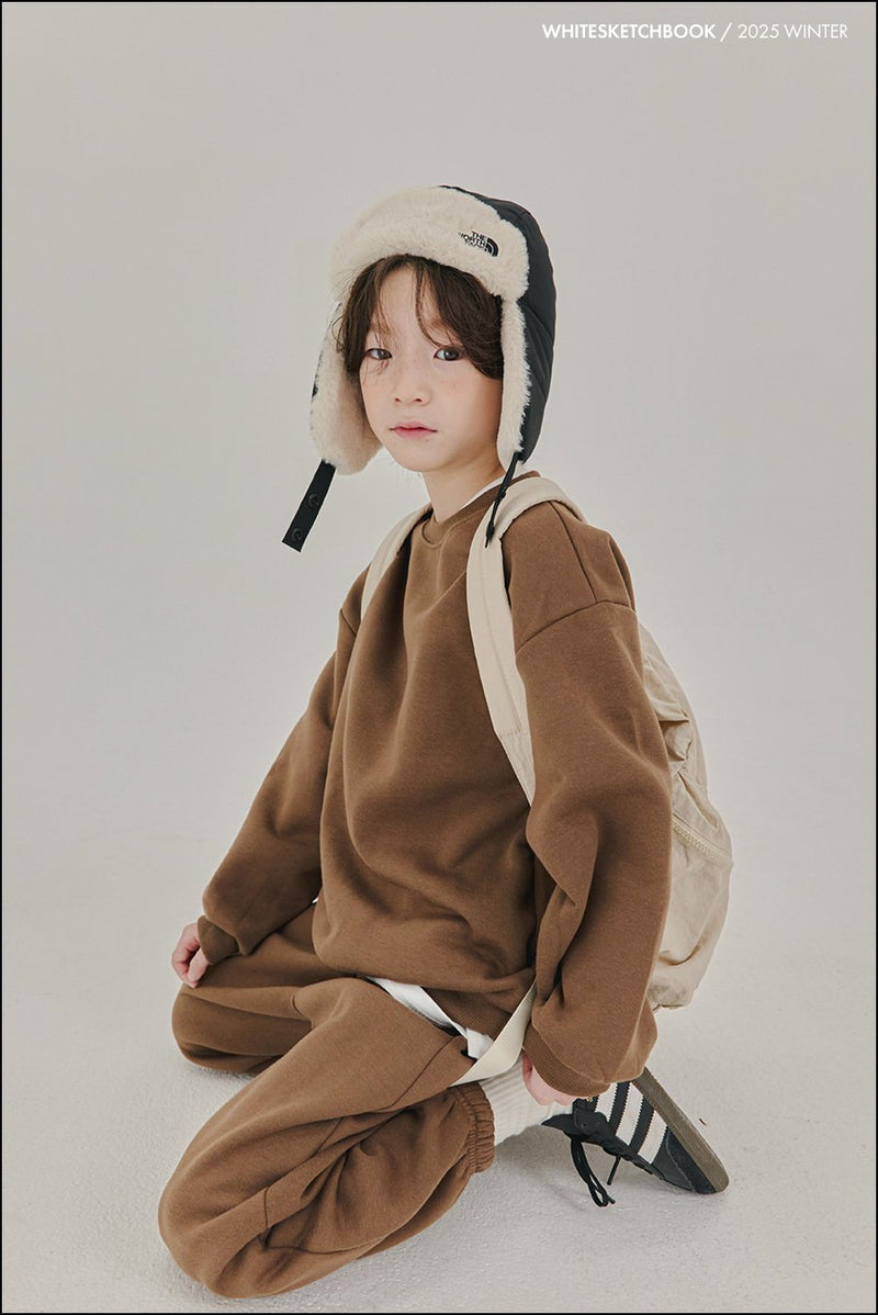 white sketch book / bosong jogger pants【for kids&Jr.】