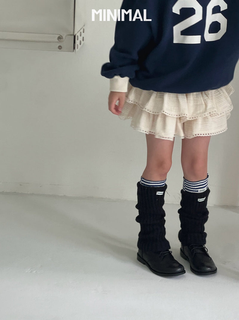 Minimal/ structure cancan skirt【for kids & jr.】