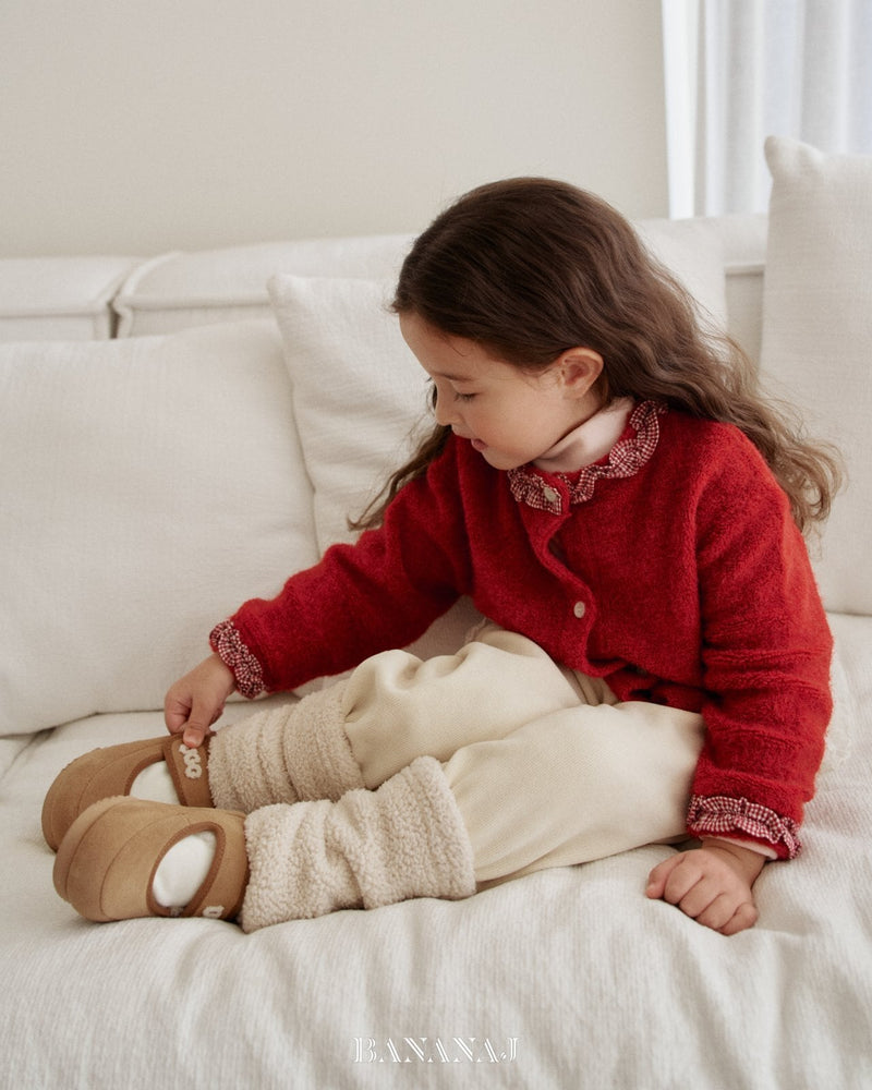 bananaj / leg warmer socks【for kids & jr.】