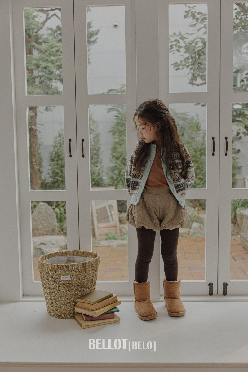 bellot / pumpkin pants 【for kids & jr.】