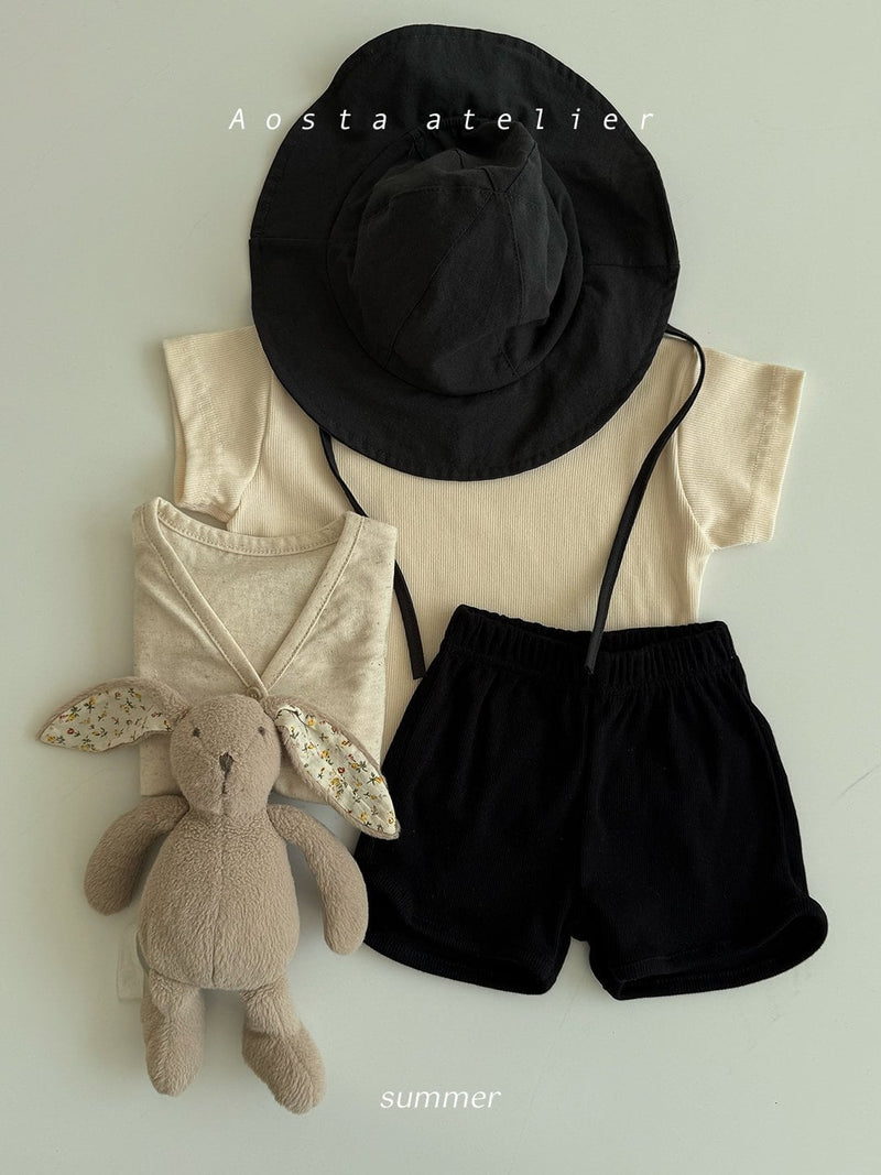 aosta / rib short pants【for baby &kids】