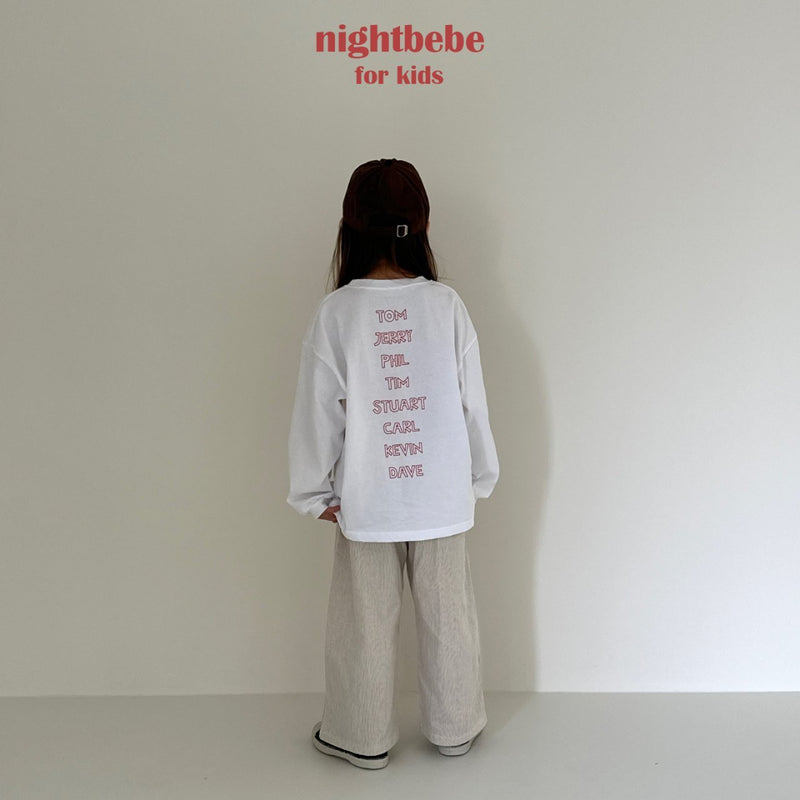 nightbebe / bonjour stripe pants