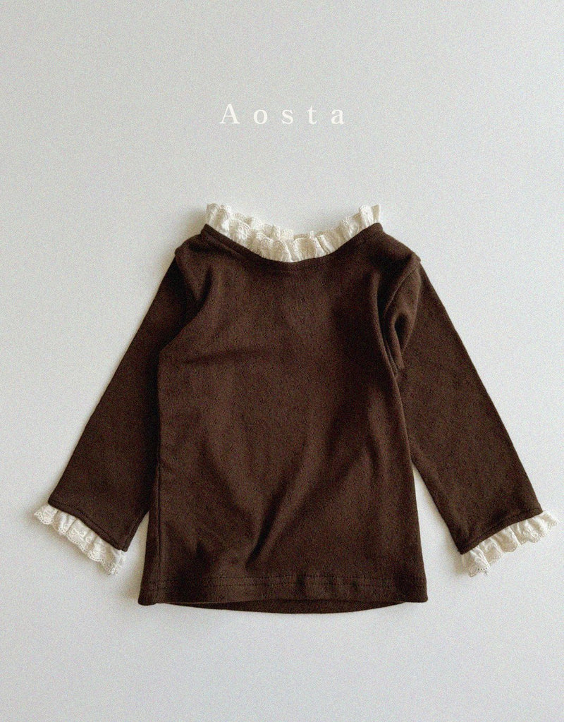 aosta / eyelet tee