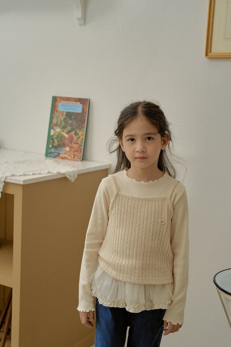 momo ann / knit bustier【for kids】