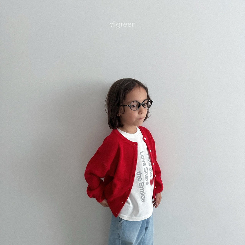 digreen / bay cardigan【for kids】