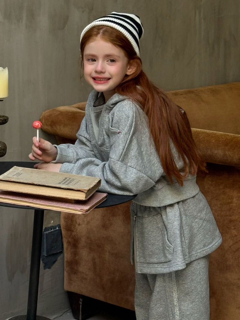 otaly /  hoodie tops & flare pants set【for kids , jr】(no.5736)