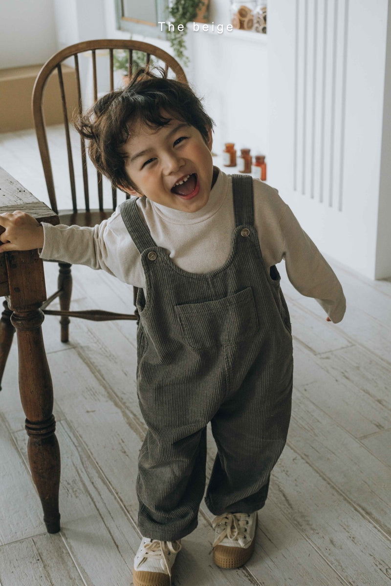 the beige / stitch overall