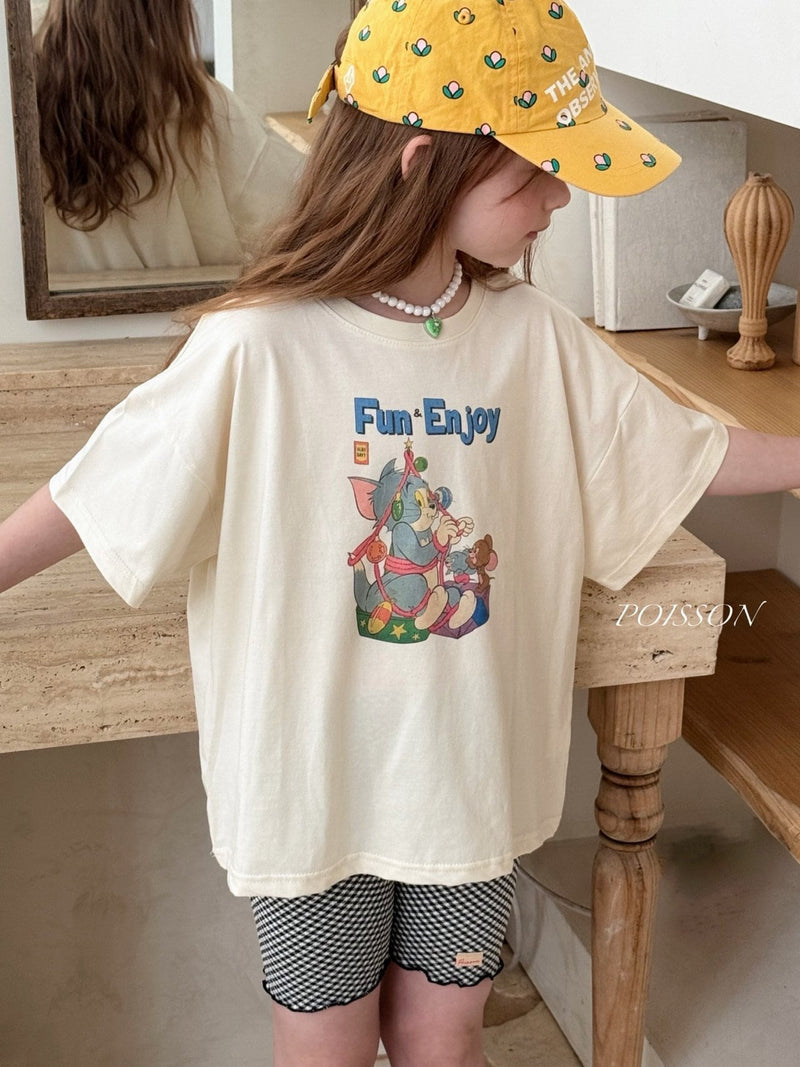 poisson / comix tee【for  kids &Jr.】