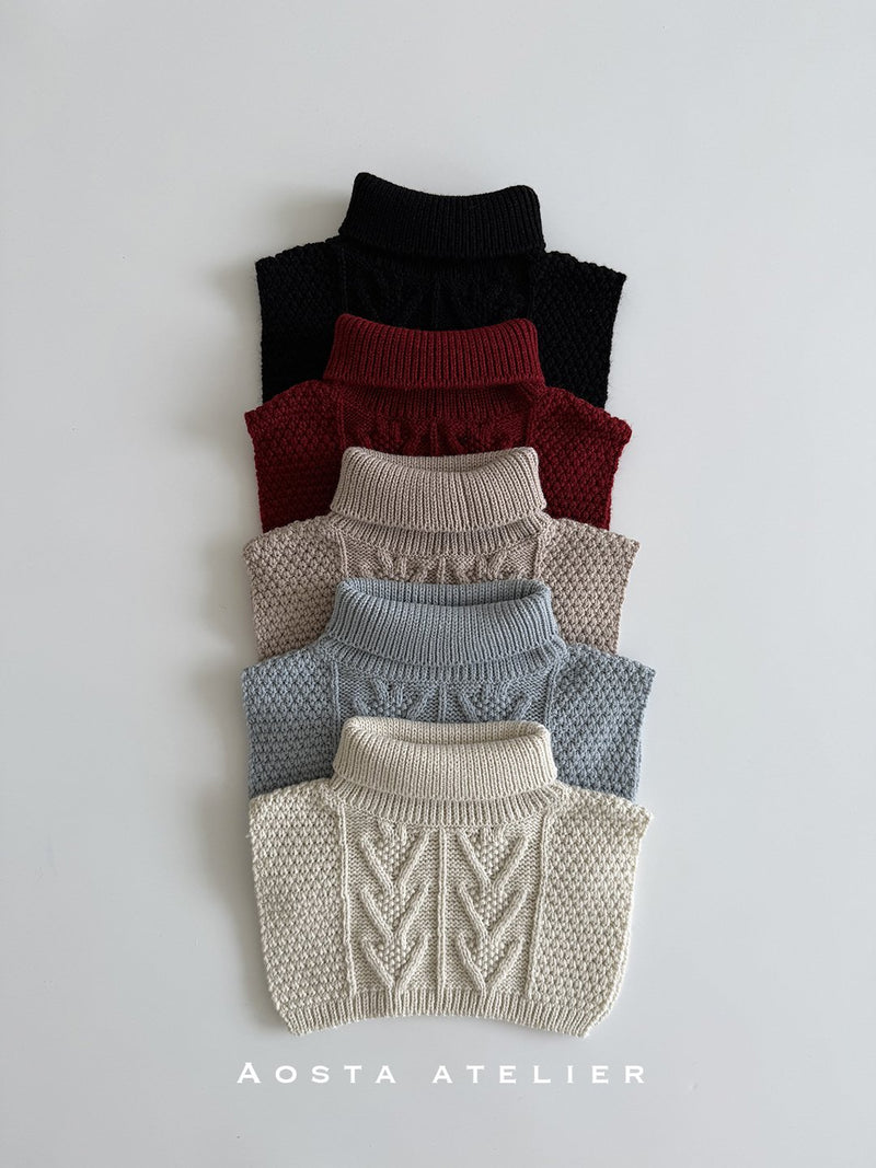 aosta / knit neck warmer