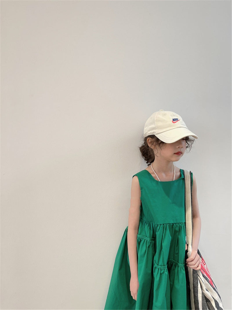 back gather one-piece【for kids & jr.】