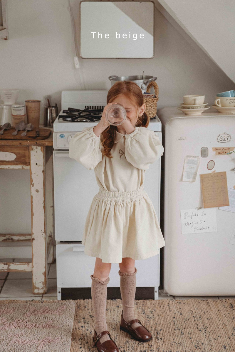 the beige / golden dunca blouse