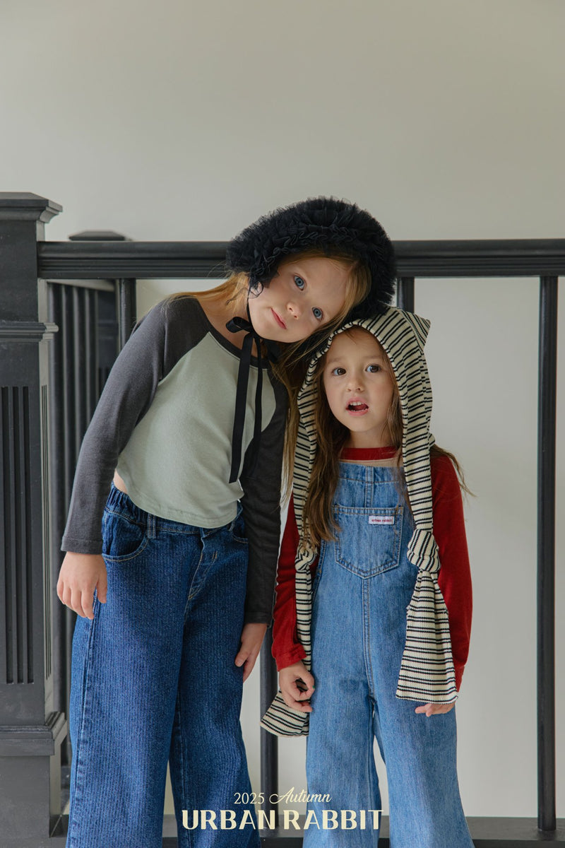 urban rabbit / round raglan t-shirt【for kids & Jr.】