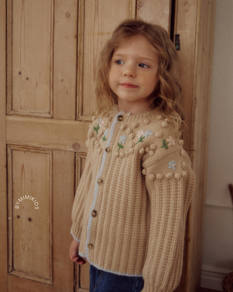 by mimi  / popcorn cardigan【for kids,Jr. 】