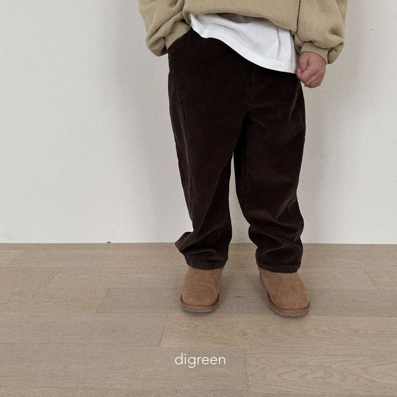 digreen / corduroy pants