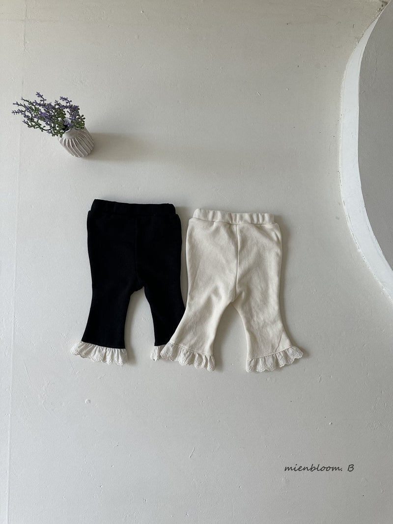 mien bloom B / lace boots cut pants【for baby,kids】