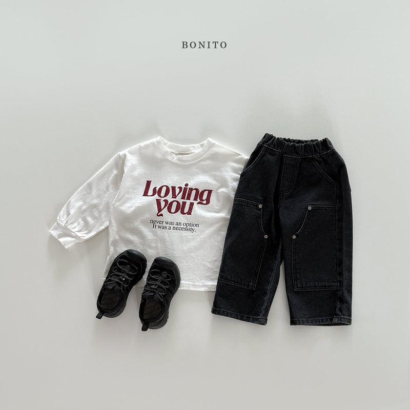 bonito / loving you shibori t【for kids&Jr.】